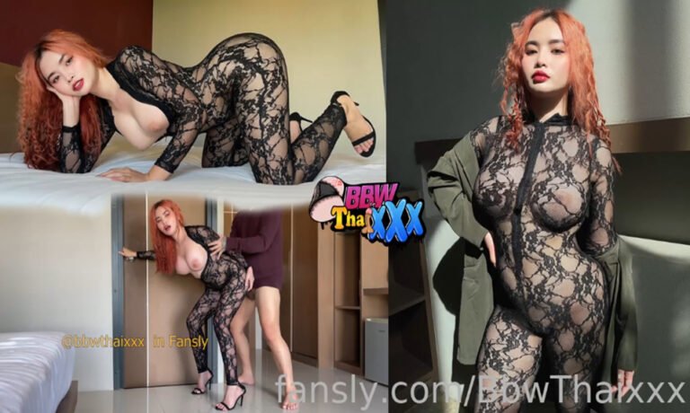 bbwthaixxx น้องแก้วตาในชุดลายลูกไม้รัดรูปสีดำสุดเซ็กซี่นั่งโม๊คควยให้เสียวๆ ก่อนโดนจับกระเด้าหีรัวๆจนน้ำแตกใน