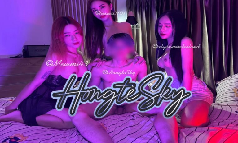 คลิปหลุด Hongteskykub Onlyfans จัดปาตี้สวิงกิ้ง 3-1 น้องฮ่องเต้โดนสาวๆรุมโม๊คควยเสียวๆ แล้วผลัดกันขึ้นขย่มโยกเอวบดควยกันให้แบบไม่ยั้ง