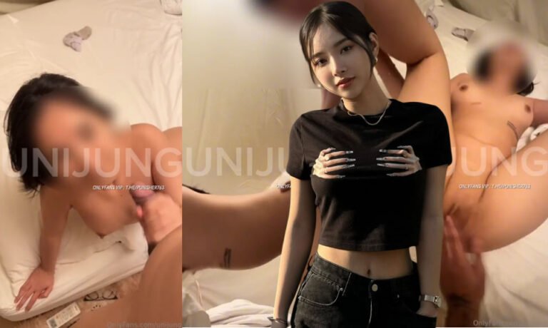 คลิปหลุด Unijung น้องยูนิ Onlyfans โดนจัดหนักจับควยมาโม๊คเสียวก่อนโดนจับกระแทกหีรัวๆแบบไม่ยั้ง ซอยรัวๆจนน้ำแตกร้องครางอย่างลั่น